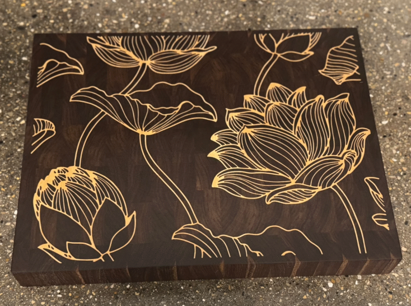 CNC Inlay Cutting Board